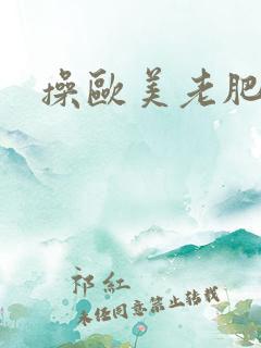 操欧美老肥婆