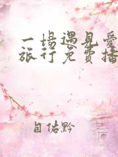 一场遇见爱情的旅行免费播放