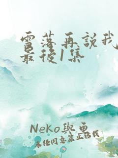 雪落再说我爱你最后1集