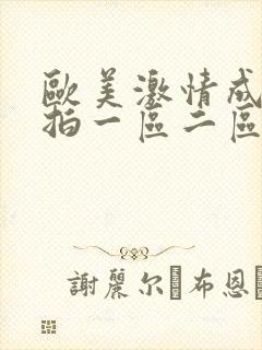欧美激情成人偷拍一区二区