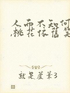 人面不知何处去,桃花依旧笑春风……