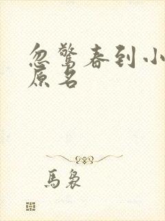 忽惊春到小桃枝原名 忽惊春到小桃枝原名