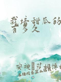栽培甜瓜的历史有多久