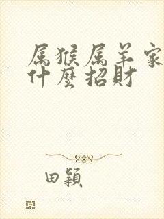 属猴属羊家里放什么招财
