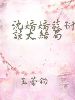 沈娇娇苏衍庭小说大结局