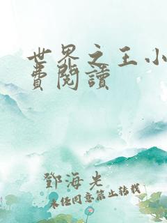 世界之王小说免费阅读