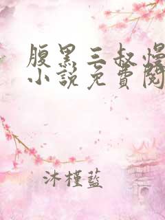 腹黑三叔慢慢宠小说免费阅读