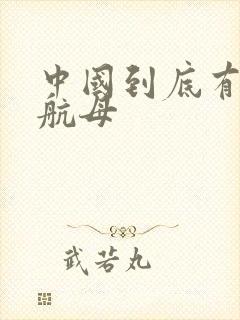中国到底有几艘航母