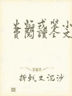 火焰戎装小说免费阅读全文