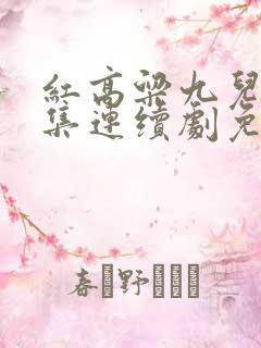 红高粱九儿60集连续剧免费观看
