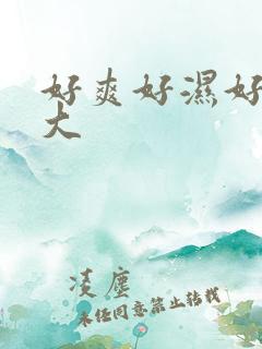 好爽好湿好硬好大