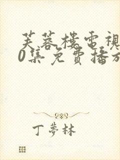 芙蓉楼电视剧40集免费播放