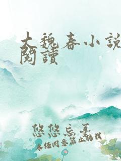大魏春小说在线阅读