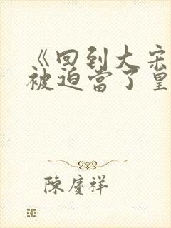 《回到大宋,我被迫当了皇帝》