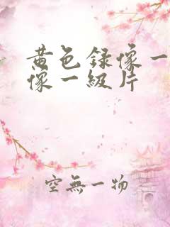 黄色录像一级录像一级片