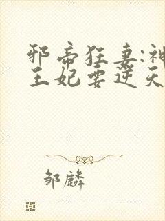 邪帝狂妻:神医王妃要逆天