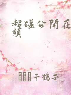 超碰公开在线视频