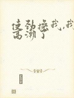 使劲操我,我要高潮了