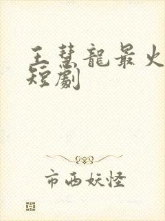 王慧龙最火十部短剧 王慧龙最火十部短剧