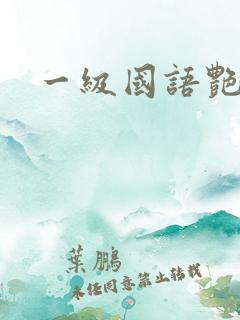 一级国语艳史片