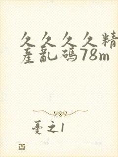 久久久久精品国产乱码78m