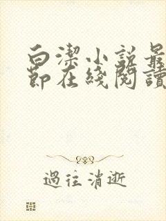 白洁小说最新章节在线阅读无弹窗