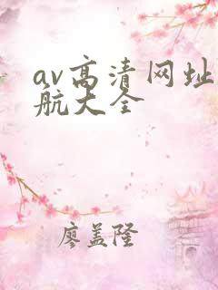 av高清网址导航大全