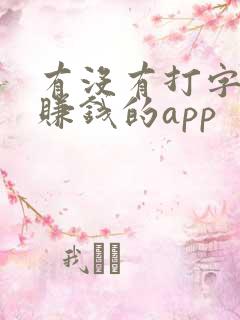 有没有打字小说赚钱的app
