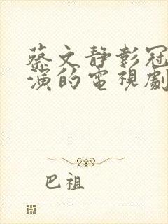 蔡文静彭冠英主演的电视剧