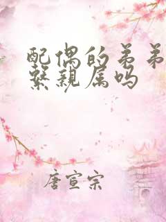 配偶的弟弟算直系亲属吗