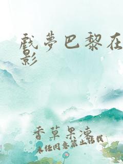 戏梦巴黎在线电影