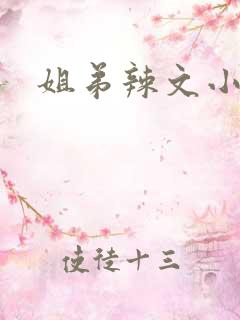 姐弟辣文小说网
