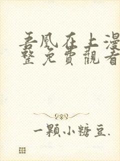 吾凰在上漫画完整免费观看