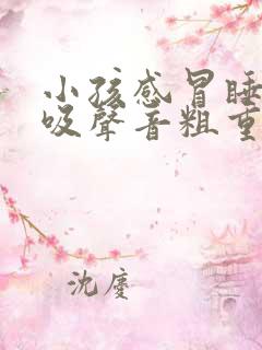 小孩感冒睡觉呼吸声音粗重呼哧呼哧的