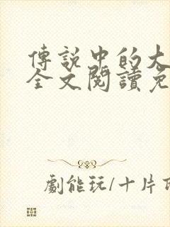 传说中的大叔文全文阅读免费