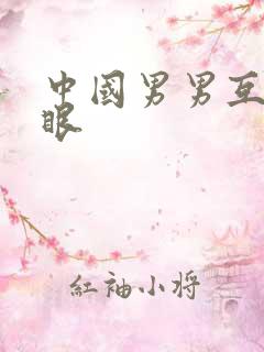 中国男男互操屁眼