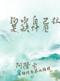 狗吃自己拉的屎是缺什么