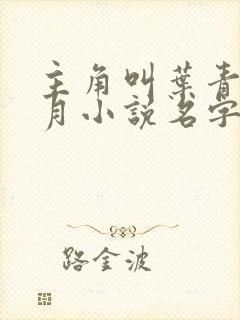 主角叫叶青高清月小说名字是什么