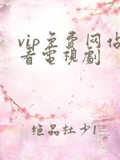 vip免费网站看电视剧