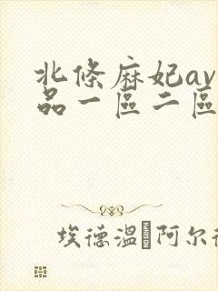 北条麻妃av精品一区二区