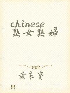 chinese熟女熟妇