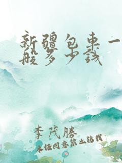 新疆包车一天一般多少钱