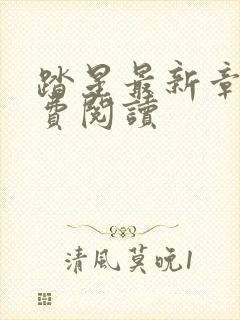 踏星最新章节免费阅读