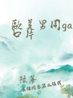 欧美男同gay口片
