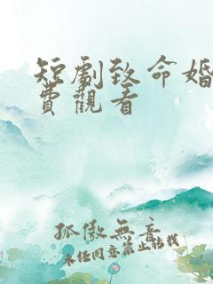 短剧致命婚约免费观看