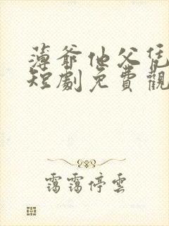 薄爷他父凭子贵短剧免费观看