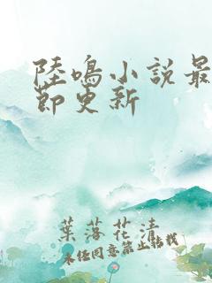 陆鸣小说最新章节更新