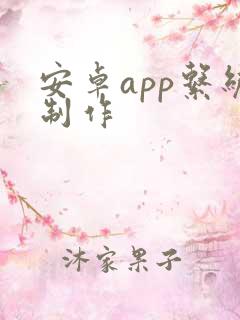 安卓app系统制作