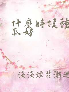 什么时候种秋黄瓜好