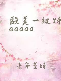殴美一级特黄aaaaaa